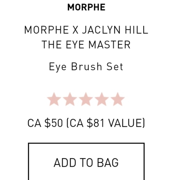 Jaclyn Hill brushes with sparkle bag - Picture 2 of 2